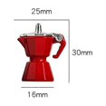 thumbnail image 3 of Miniature Scene Toy Simulation Mini Coffee Pot Doll House Coffee Utensils Model for Children, 3 of 5