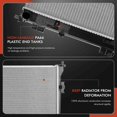 thumbnail image 6 of A-Premium Engine Coolant Radiator Assembly Compatible with Hyundai Sonata 2020 2021 2022 2.5L, 6 of 9