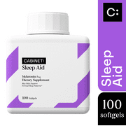 Cabinet Sleep Aid, Melatonin, 5 mg, 100 Softgels