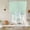 Pistachio Green, variant on Pure Midnight Blue Tie Up Curtains for Windows, Adjustable Balloon Window Shades, Modern Solid Color Minimalist Art Kitchen Window Treatments Farmhouse Short Curtains with Rod Pocket 42"x45"