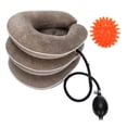 thumbnail image 1 of Soporte Para El Cuello Collar Cervical Inflable Dispositivo De Tracción Para El Cuello Del Hogar Soporte Para Tractor Con Bola De Masaje Marrón ANGGREK Otros, 1 of 8
