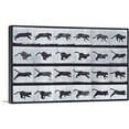thumbnail image 1 of ARTCANVAS Cat Running Canvas Art Print by Eadweard Muybridge - Size: 40" x 26" (1.50" Deep), 1 of 9