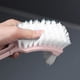 thumbnail image 4 of Juego de cepillos 2 en 1 con cepillos de goma y de rendija - Cabeza flexible limpia esquinas y bordes - Soporte de plástico - Asa de 17,71" - Rosa, azul, verde, 4 of 7
