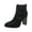 Black Kidsuede/Burnished, variant on Womens Mabel Suede Lace-Up Booties