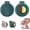 green, variant on Clip on Fan for Shirt, Portable Clip on Fan, Silent Bladeless Wearable Personal Fan, Rechargeable Mini Bladeless Electric Fan, 360° Adjustment 3 Speeds for Outdoor & Travel (green)