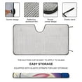 thumbnail image 3 of The Aristocats Windshield Sun Shade, Front Foldable Windshield Sunshade, Car Sun Shade Windshield Blocks UV Rays, Keep Car Interior Cool 55"x30", 3 of 8