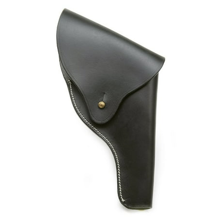 US Smith & Wesson Victory Model Revolver Holster Full Flap in Black Leather .38 Special Model 10