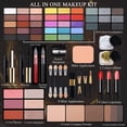 thumbnail image 2 of Kit de maquillaje MORNECA Professional 60 colores con espejo para mujer, 2 of 9