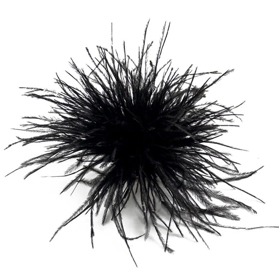 Giaone Women Clothing Decoration Ostrich Material Corsage Pin Lapel Pins