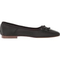 thumbnail image 6 of Circus By Sam Edelman Teresa Black Bow Detailed Slip On Square-Toe Ballet Flats (Black, 6), 6 of 6