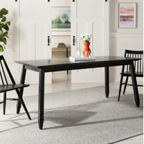 SAFAVIEH Brayson Mid-Century Retro Rectangular Dining Table, Black