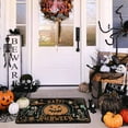 thumbnail image 2 of Vintage Halloween Doormat 17x30 inches, Horror Halloween Pumpkin Skull Ghost Doormat, Indoor and Outdoor Entrance Mat Non-Slip Welcome Party Halloween Decoration Mat, 2 of 6