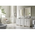 thumbnail image 5 of James Martin Furniture 157-V72-WW-3OCAR 72 in. Bristol White Washed Walnut Double Bathroom Vanity with 3 cm Carrara White Top & Oval Sink, 5 of 6