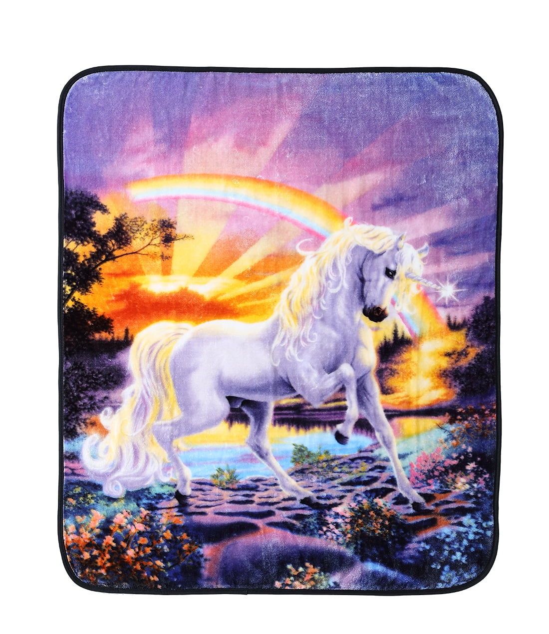 Walmart unicorn blanket hotsell