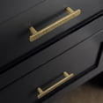 thumbnail image 5 of Goo-Ki 3.8''(96 mm) Hole Centers Luxurious & Sturdy Zinc Alloy Cabinet Handls,Polished Gold Cabinet Pulls for Kitchen,Drawer,Cupboard & Wardrobe,6 Pack, 5 of 7
