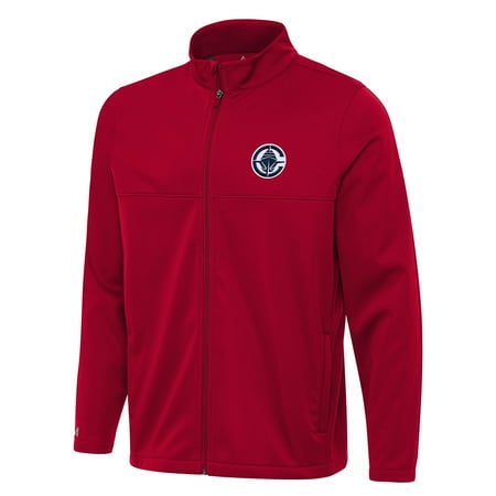 Men s Antigua Red LA Clippers Links 2 Full-Zip Golf Jacket