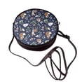thumbnail image 4 of Lsque Animals And Wildflowers Pattern Shoulder Bag – Microfiber Leather Crossbody with Detachable Strap & Handle Ring, Waterproof & Durable, Elegant Everyday Carry, 4 of 5