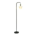 thumbnail image 3 of Mod Lighting and Decor Street Light Style Floor Lamp - 61" - Matte Black and Gold, 3 of 9