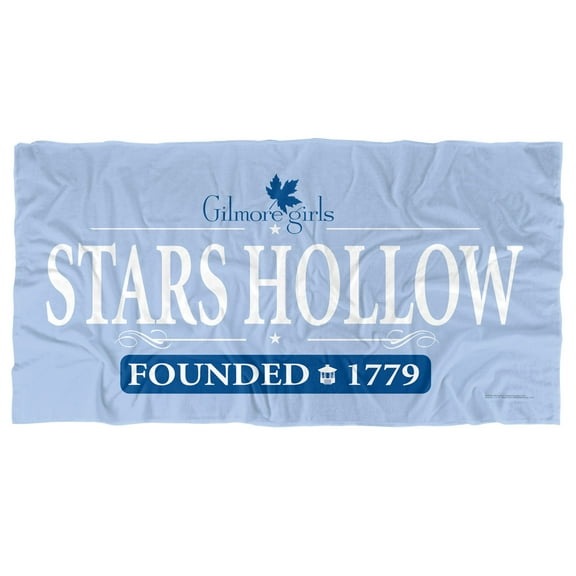 Gilmore Girls Beach Towel, 30"x60", Stars Hollow Logo Beach Towel