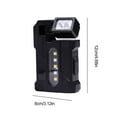 thumbnail image 4 of EDC Flashlight 1200 Lumens Super Bright Seven Modes Mini Pocket Sized Flat Flashlights Rechargeable Portable Small LED Dual Light With Clip IP68 Rotatable Magnetic Torches For Camping Emergency, 4 of 7