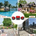 thumbnail image 3 of Costway 4PCS Patio Rattan Furniture Set Cushioned Sofa Chair Coffee Table Garden Red, 3 of 9