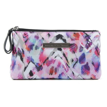 Anna Martina Franco Small Double Compartment Cosmetic Bag, Instinct