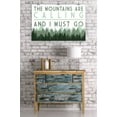 thumbnail image 3 of The Mountains are calling and I Must Go, Pine Trees (24x36 Giclee Gallery Art Print, Vivid Textured Wall Decor), 3 of 3