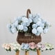 thumbnail image 1 of Flores de crisantemo de bola artificial - 6 opciones de color, ramo de 13,7", decoración plástica realista para bodas y hogares, 1 of 6