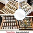 thumbnail image 2 of shiyou-Clear Acrylic Spice Drawer Organizer, 4 Tier Seasoning Jars Drawers Insert, Kitchen Spice Rack Tray for Drawer/Countertop (Jars not included), 2 of 4