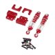 thumbnail image 5 of Juego de amortiguadores traseros RC Modelo de coche RC 1/12 Piezas de repuesto Modelo de repuesto Juguete Crawler rojo, 5 of 9
