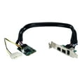 thumbnail image 1 of StarTech.com 3 Port 2b 1a 1394 Mini PCI Express FireWire Card Adapter - FireWire adapter - PCIe Mini Card - FireWire 800 - 2 ports + 1 x FireWire - MPEX1394B3 - FireWire adapter - PCIe Mini Card - FireWire 800 - 2 ports + 1 x FireWire, 1 of 6