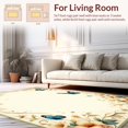 thumbnail image 2 of ODIKA 8'x10' Machine Washable Non-Slip Area Rug, Dreamy Flower Inspired Featuring Designs High Traffic Rug, Beige, 206842, 2 of 7