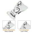 thumbnail image 4 of Uxcell Twist Latches, Iron Spring Loaded Butterfly Twist Latch for Box, 2.4x1.5" 3Pcs, 4 of 6