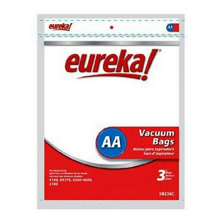 Genuine Paper Vacuum Bags - Genuine Eureka AA Eureka & WhirlWind Vacuum Bag - 3 pack