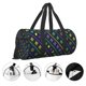 thumbnail image 3 of Balery Mardi Gras Strings of Beads Bolsa de Gimnasio para Mujeres y Hombres, Bolsa de Viaje Impermeable, Bolsa de Fin de Semana con Compartimento para Zapatos y Bolsillo Húmedo, 3 of 6