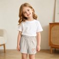 thumbnail image 5 of SROBPTY Toddler Girls Summer Shorts Solid Soft Breathable Pants for 6M-3Y, 5 of 5