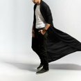 thumbnail image 1 of Full Length Mens Baggy Casual Coat Cape Loose Long Cardigan Cloak Tops Outwear, 1 of 8
