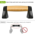 thumbnail image 4 of Push Up Bars, Wooden Push Up Handles for Floor, Sturdy Pushup Stands for Men & Women Home Gym Strength Training Equipment Fitness, Wood Pushup Bar Handle Grip, 2 Pack, 4 of 8