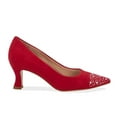 thumbnail image 2 of Ros Hommerson Sadee Women's Pump Slip-on Shoes In Red, 2 of 6