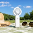 thumbnail image 5 of THOPBPRK Mini Handheld Fan Portable Pocket Fan Rechargeable Personal Cooler 3 Speed High Airflow Cordless Fan Lightweight Design Outdoor Travel Camping Desktop , 1Pack Blue, 5 of 6