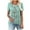 Mint Green, variant on T-shirts for Women Plus Size Short Sleeve Square Collar Floral Printed Blouses Green M