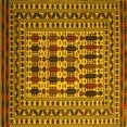 thumbnail image 1 of Ahgly Company Indoor Square Southwestern Yellow Country Area Rugs, 5' Square, 1 of 4