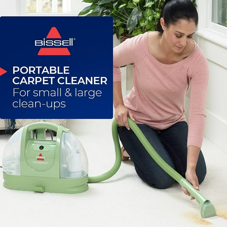 BISSELL Little Green Multi-Purpose Portable Carpet and Upholstery Cleaner,  Car and Auto Detailer, with Exclusive Specialty Tools, Green, 1400B