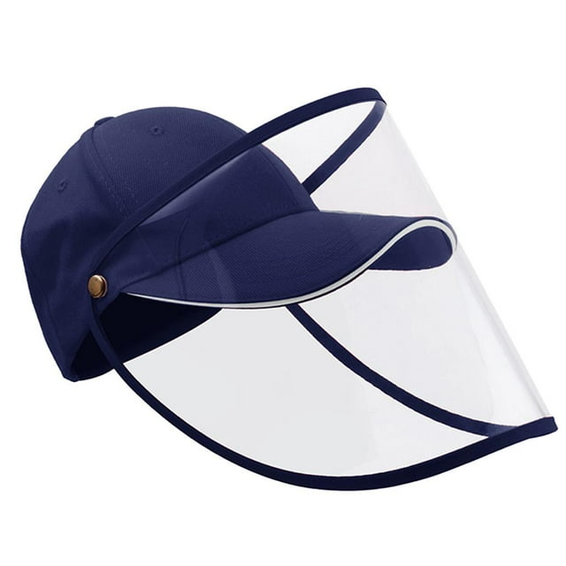 Sombrero escupir Cubierta A Prueba De Polvo Gorra De Béisbol De Pescador Protector Facial Azul Zulema
