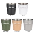 thumbnail image 3 of Tazas de vino y cerveza de 300ml, taza de viaje ligera para senderismo, Picnic, barbacoa (gris), 3 of 9