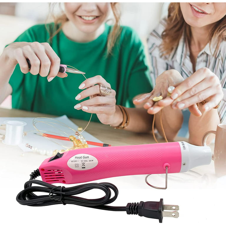 Accessories, New Gem Hot Air Brush Pink36swirl Cord Adjustable Heat  Settingscool Tip