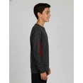 thumbnail image 5 of Real Essentials 4 Pack: Boys Youth Dry-Fit Moisture Wicking Active Athletic Performance Long-Sleeve T-Shirt, 5 of 6