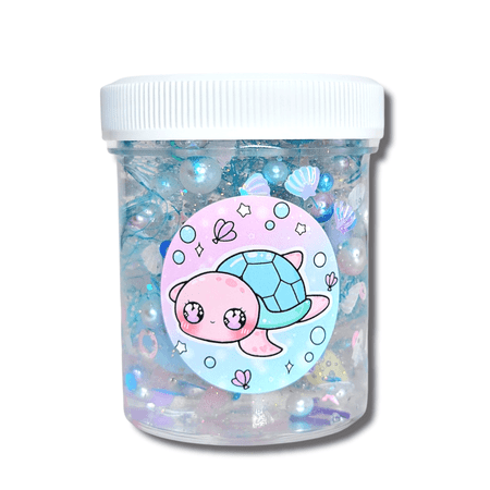 Save The Turtles Handmade Clear Slime