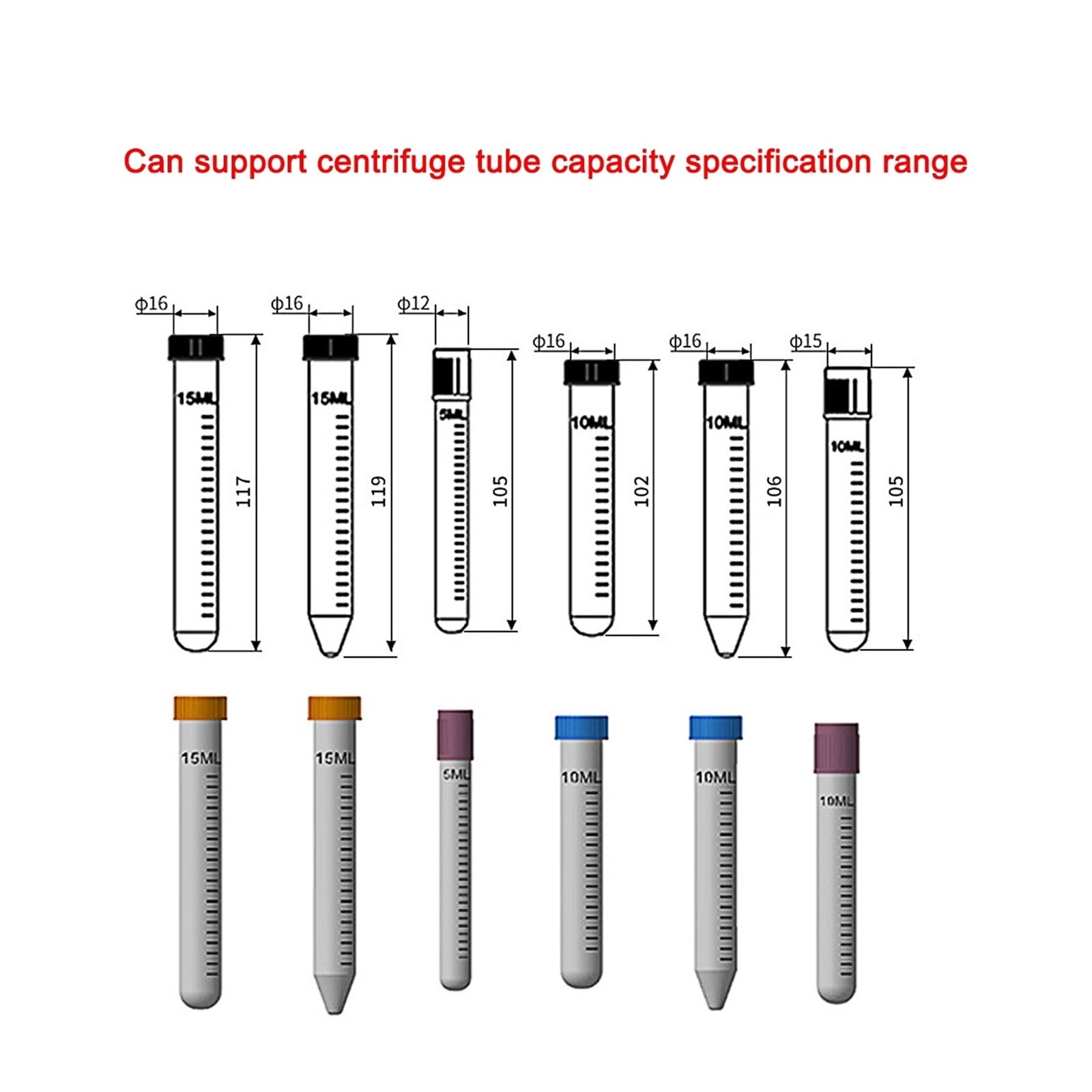 4000RPM Pcr Centrifuge Machine Digital Lower-speed Plasma Centrifuge Lab Isolate Serum For 5/10/15mL Centrifuge Tube
