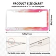 thumbnail image 7 of Aluminum License Plate Frame 2 Pack Car Exterior Accessory Car Tag Holder for Front Rear Plates Cars Decor Abstract Rose Watercolor Pattern, 7 of 7